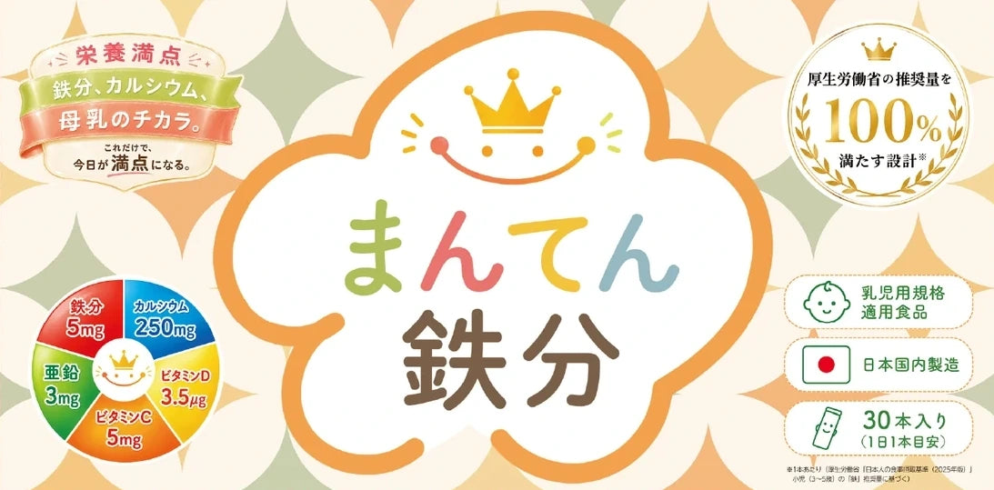 まんてん鉄分の正式パッケージ正面